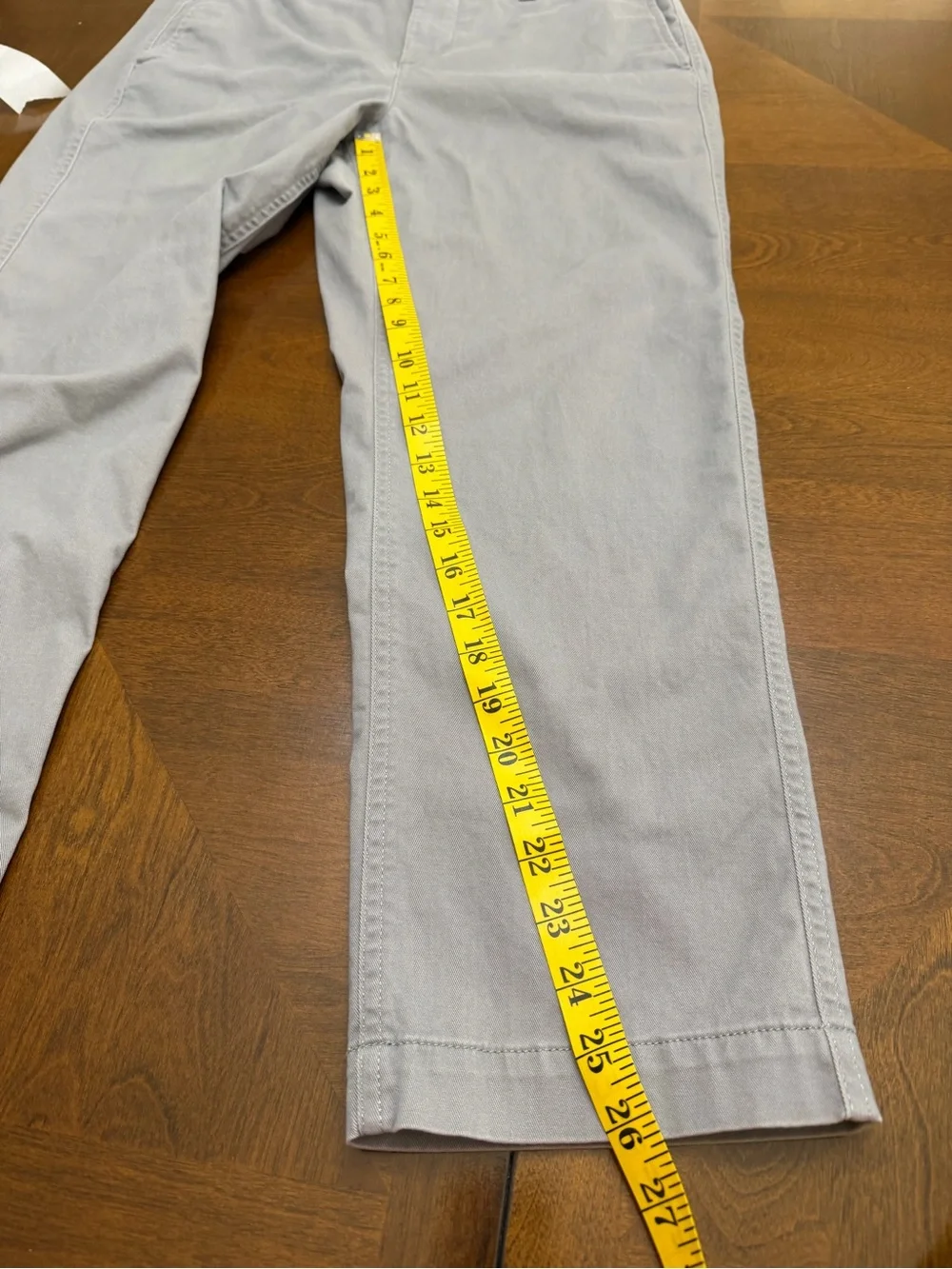 J.Crew High Rise Girlfriend Chino Pants Women’s 12P Petite Gray Stretch